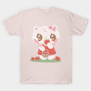 Kawaii Kitty Cute Cat Art T-Shirt